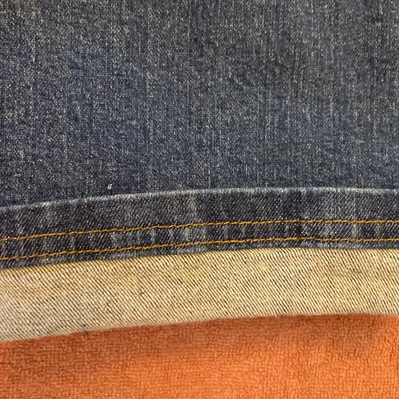 SOFT! Gently worn, straight-leg, cuffed Randolph Duke SPIRITED Jeans! Size 12 - Picture 6 of 13